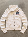 y2k Hollister white button up - S