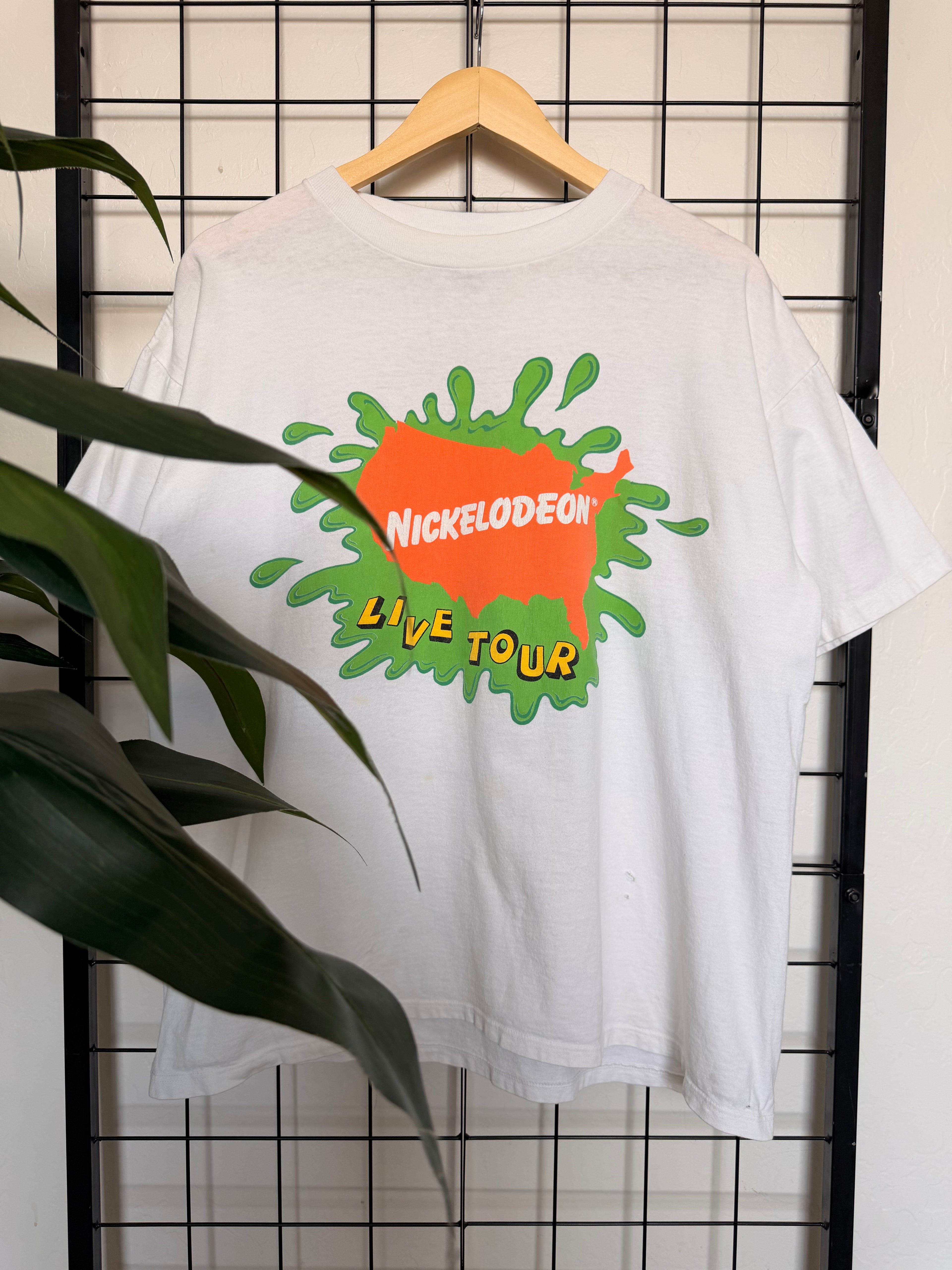 1993 Nickelodeon live tour tee - L