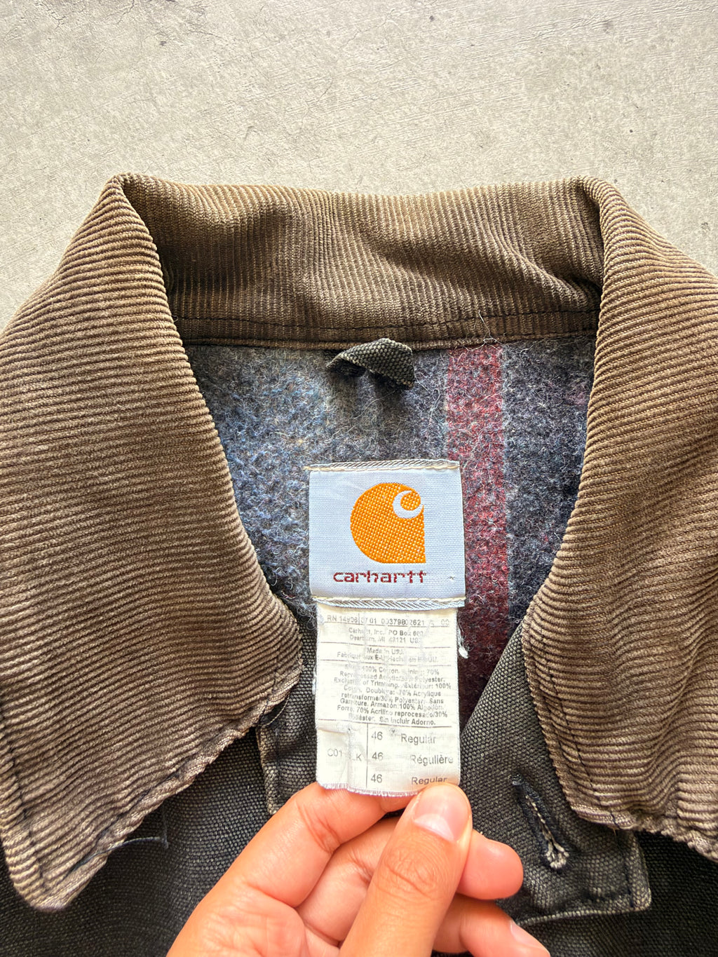 Carhartt black chore jacket - XL