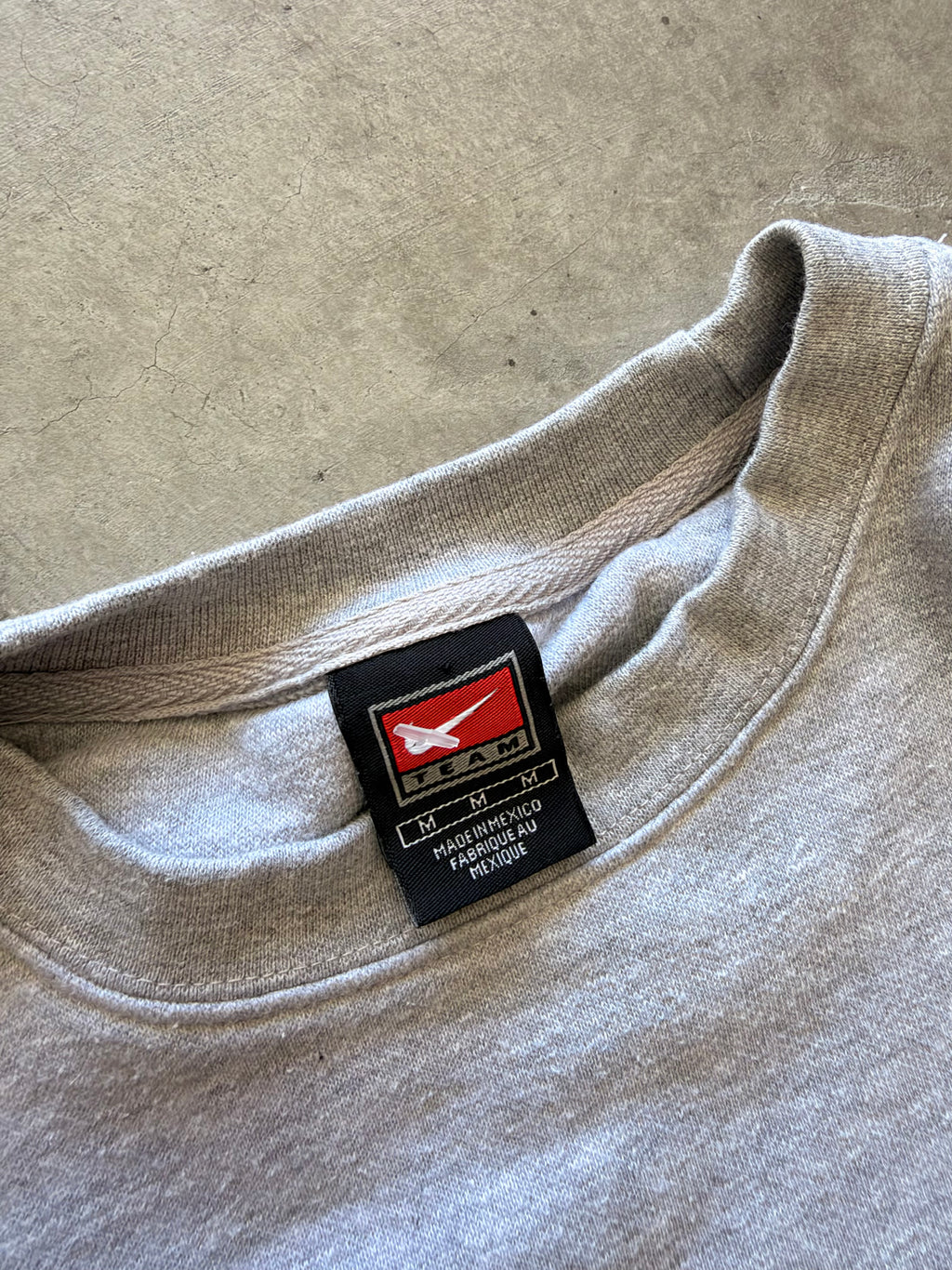 90s Nike grey crewneck - M
