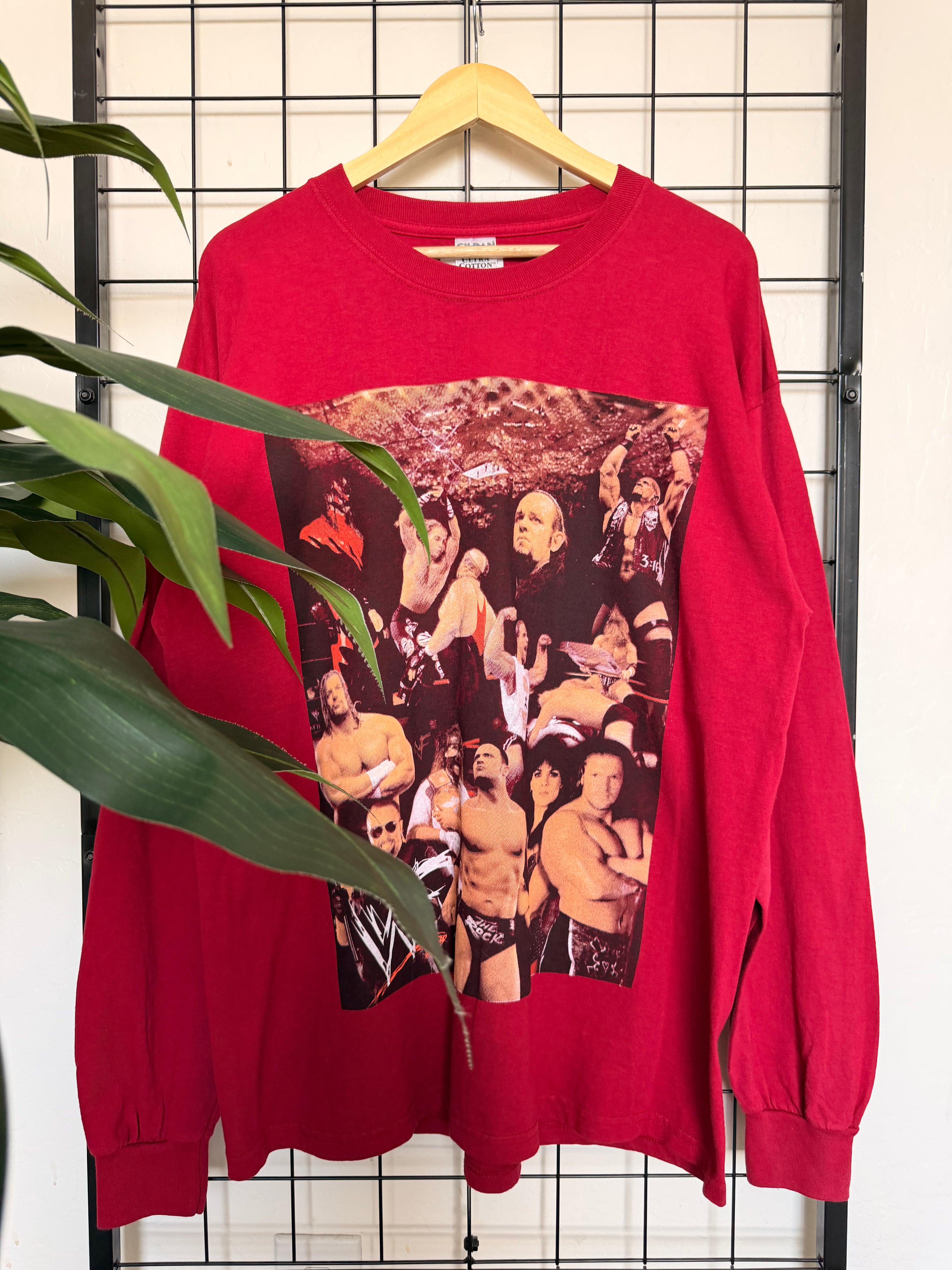 WWF superstars promo longsleeve tee - XL