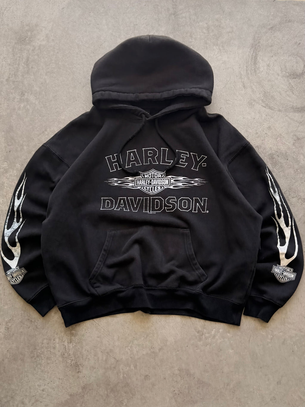 Harley Davidson black hoodie - 2XL