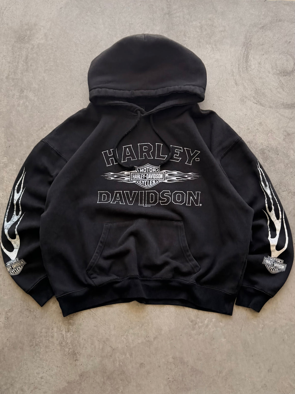 Harley Davidson black hoodie - 2XL
