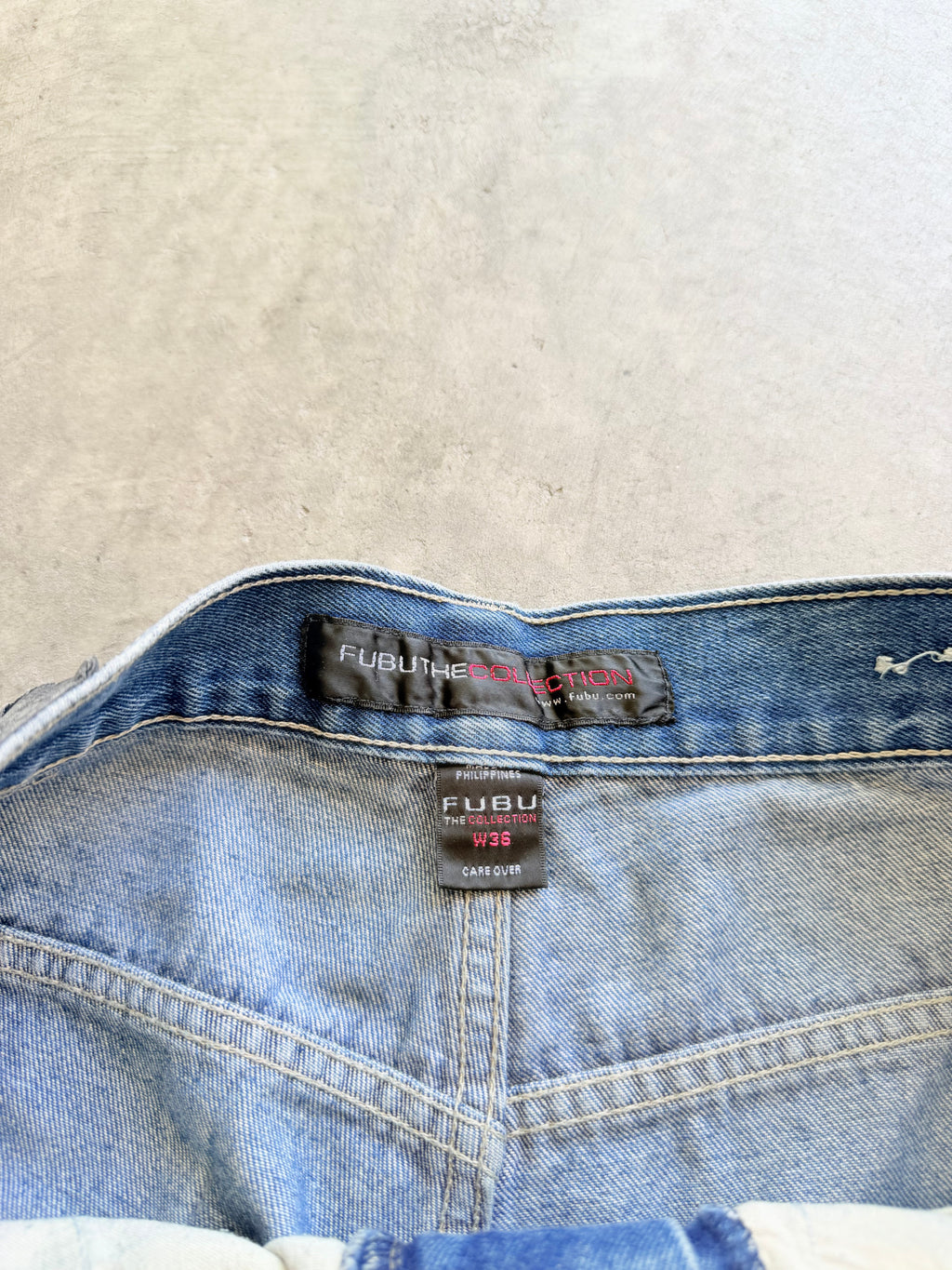 Y2K Fubu carpenter jorts Sz 36