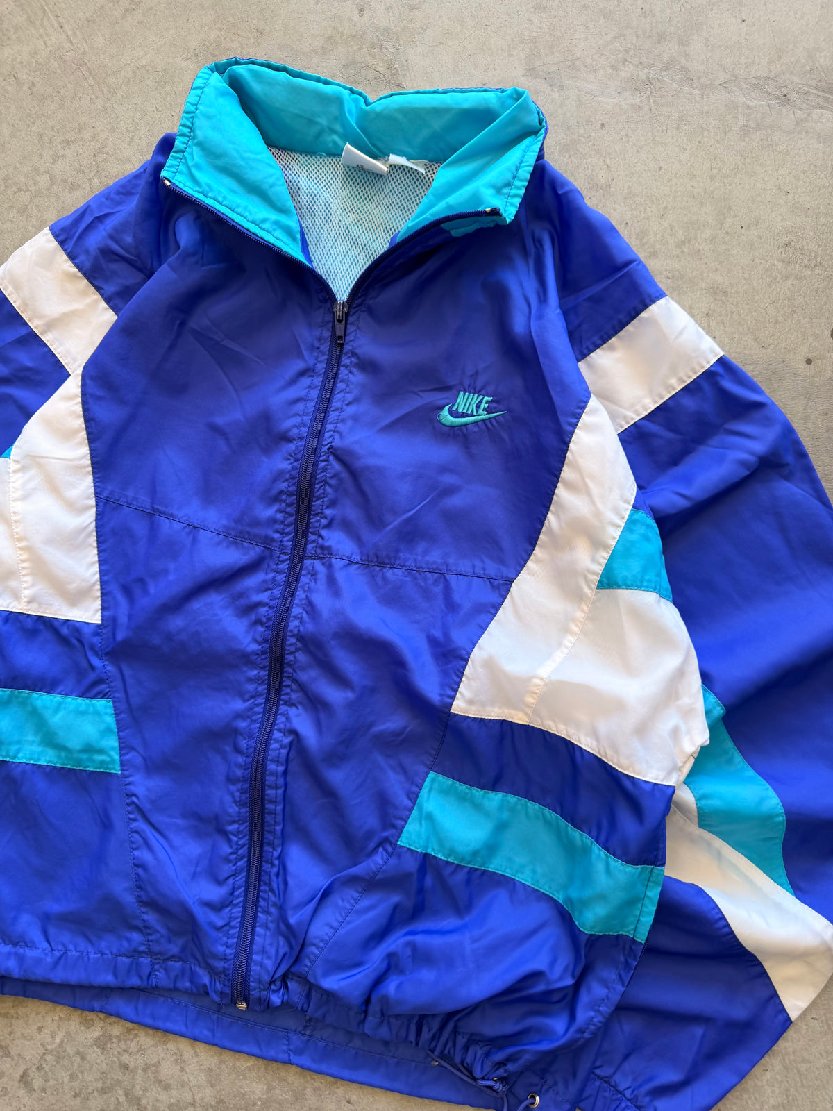90s Nike teal windbreaker - M