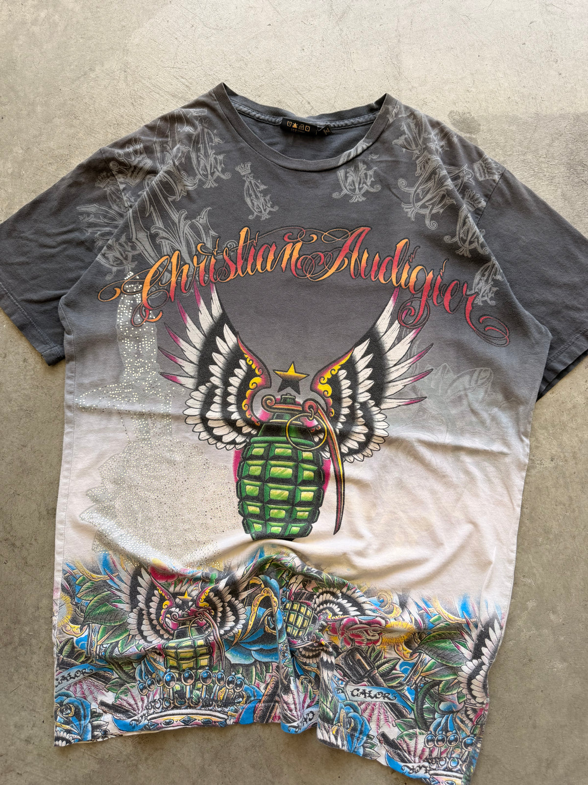 Christian Audigier bedazzled AOP - L