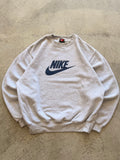 90s Nike grey crewneck - M