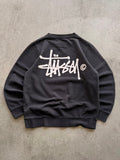 Stussy c black crewneck - M