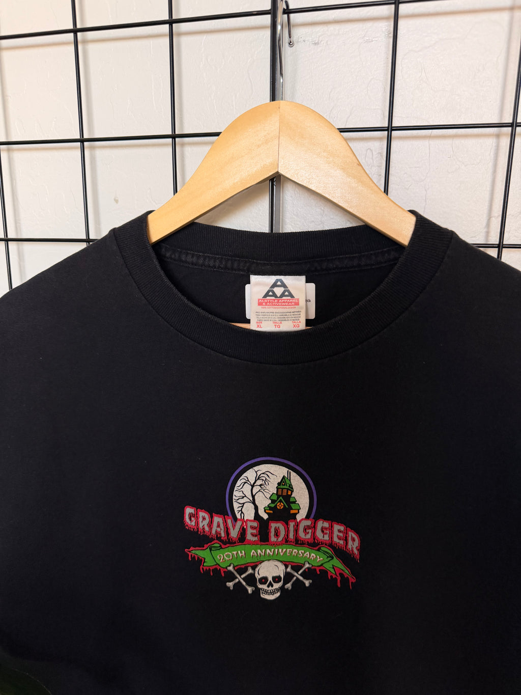 2002 Grave Digger 20th Anniversary tee - XL