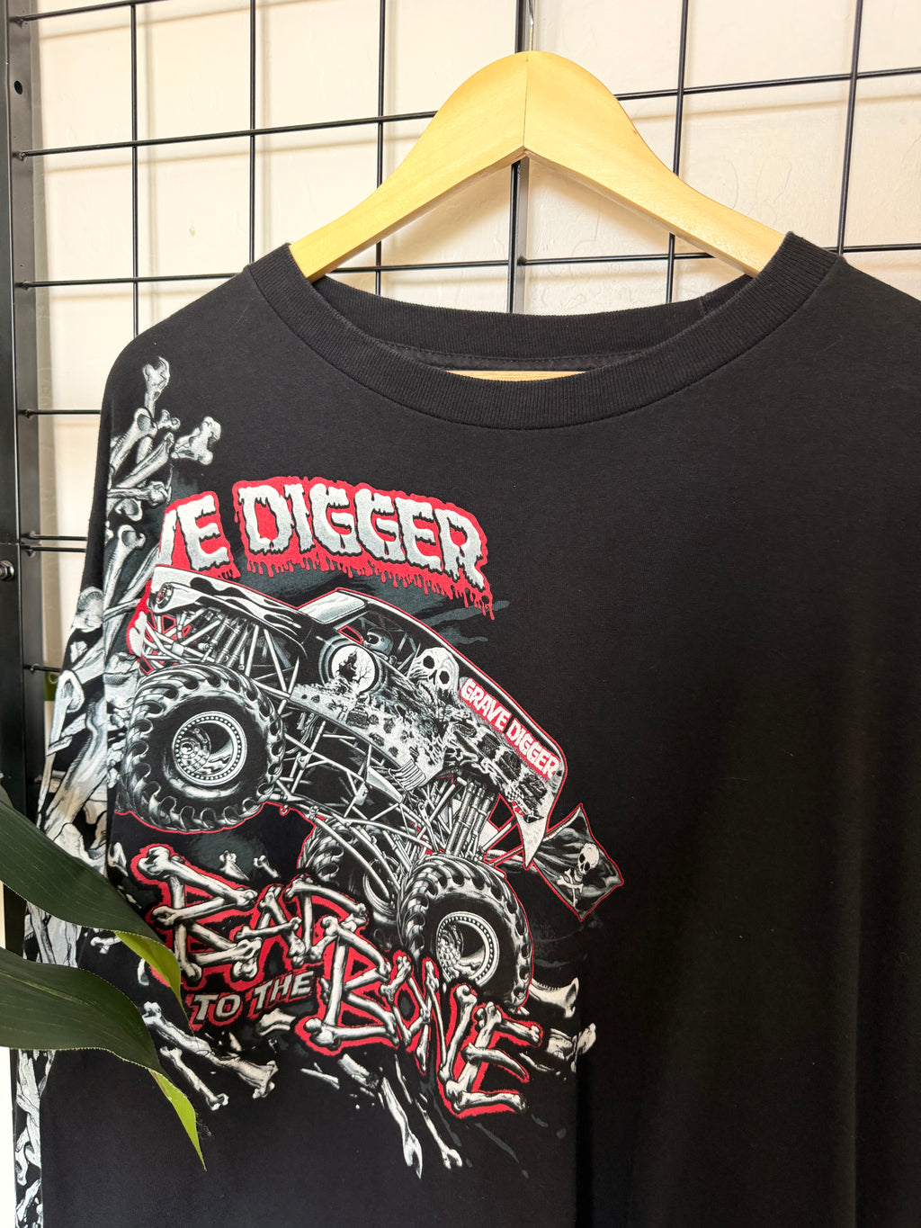 Bad to the bone Grave Digger long sleeve - 2XL