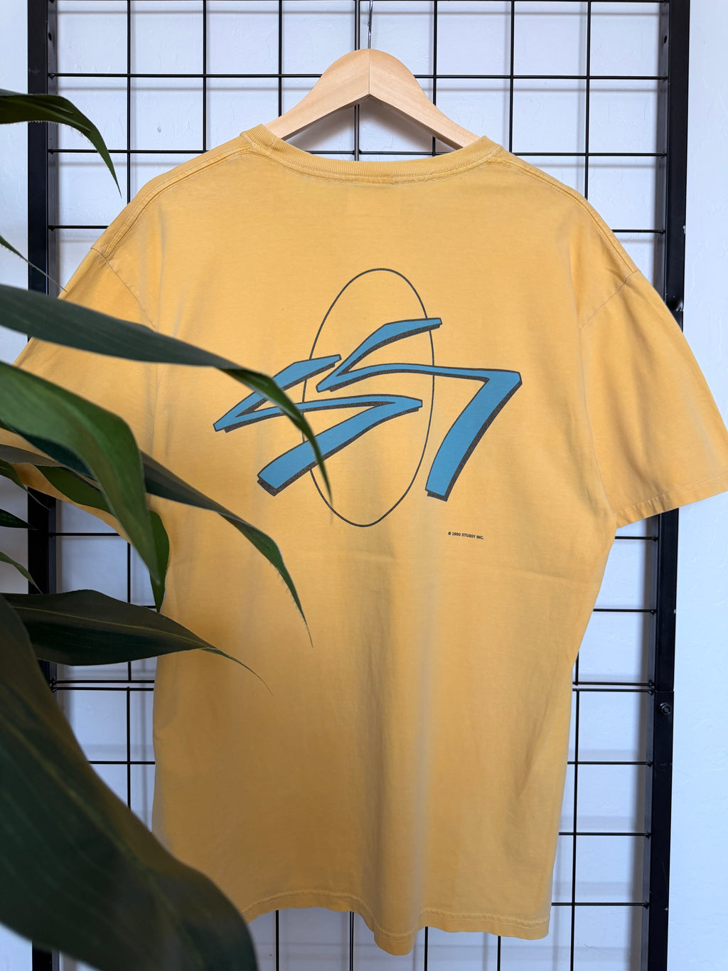 1990 Stussy double S tee - L