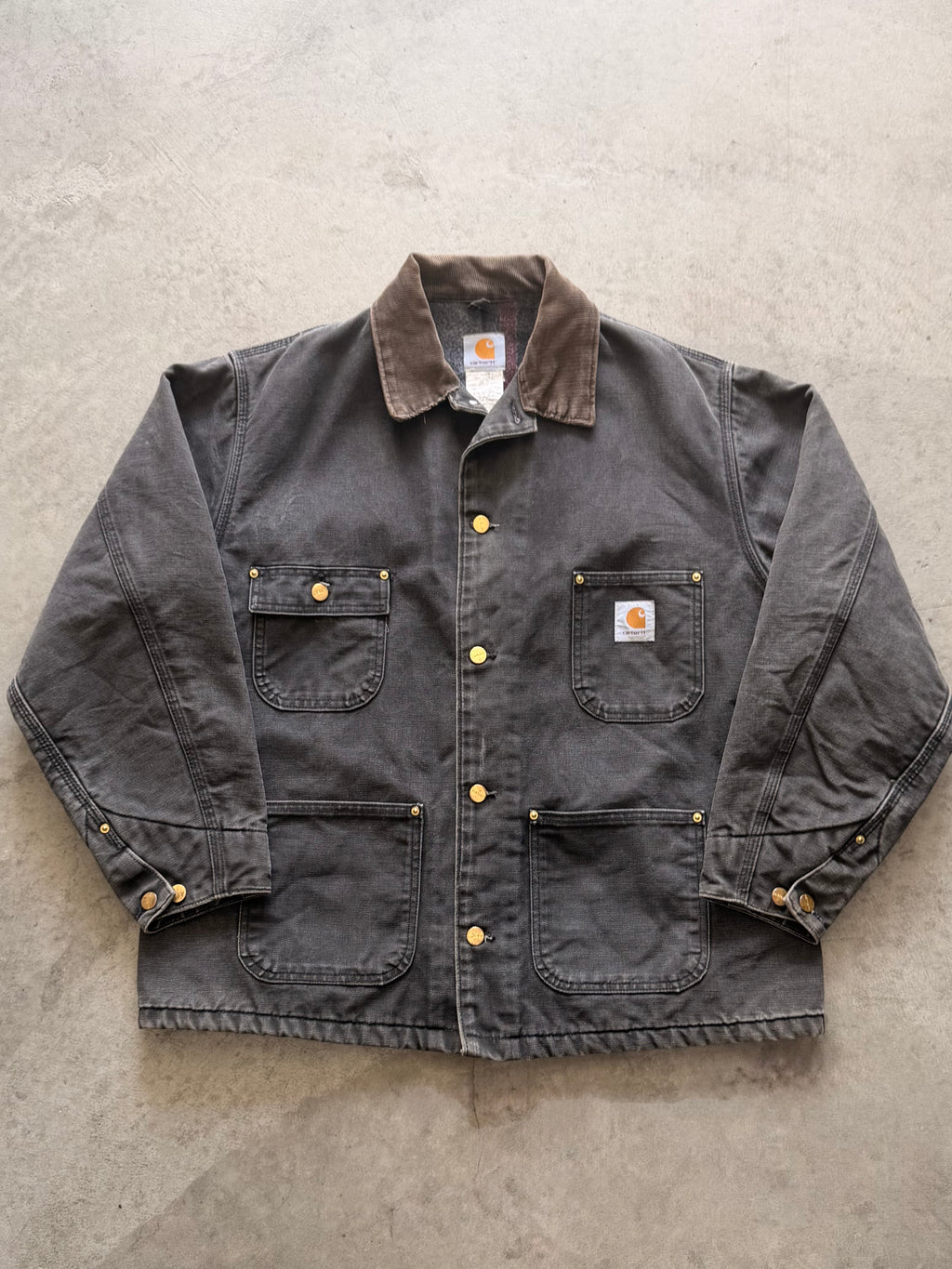Carhartt black chore jacket - XL