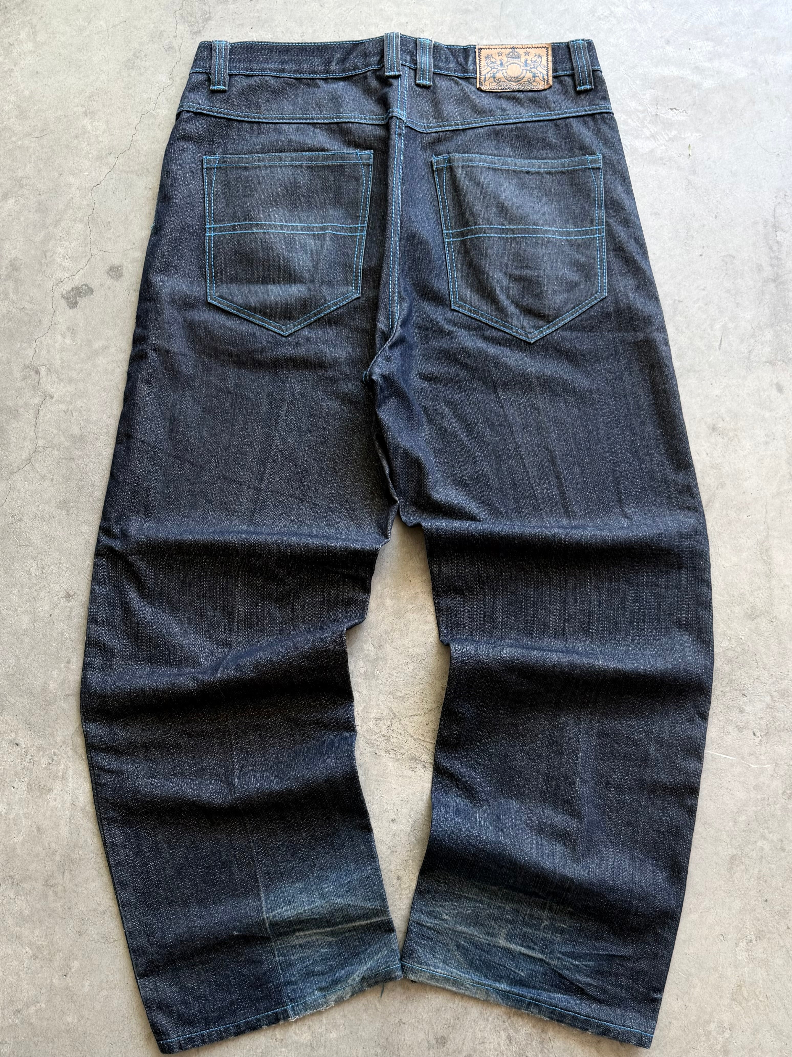 Brooklyn raw y2k denim jeans Sz 36