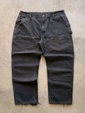 Carhartt black double knees Sz 40