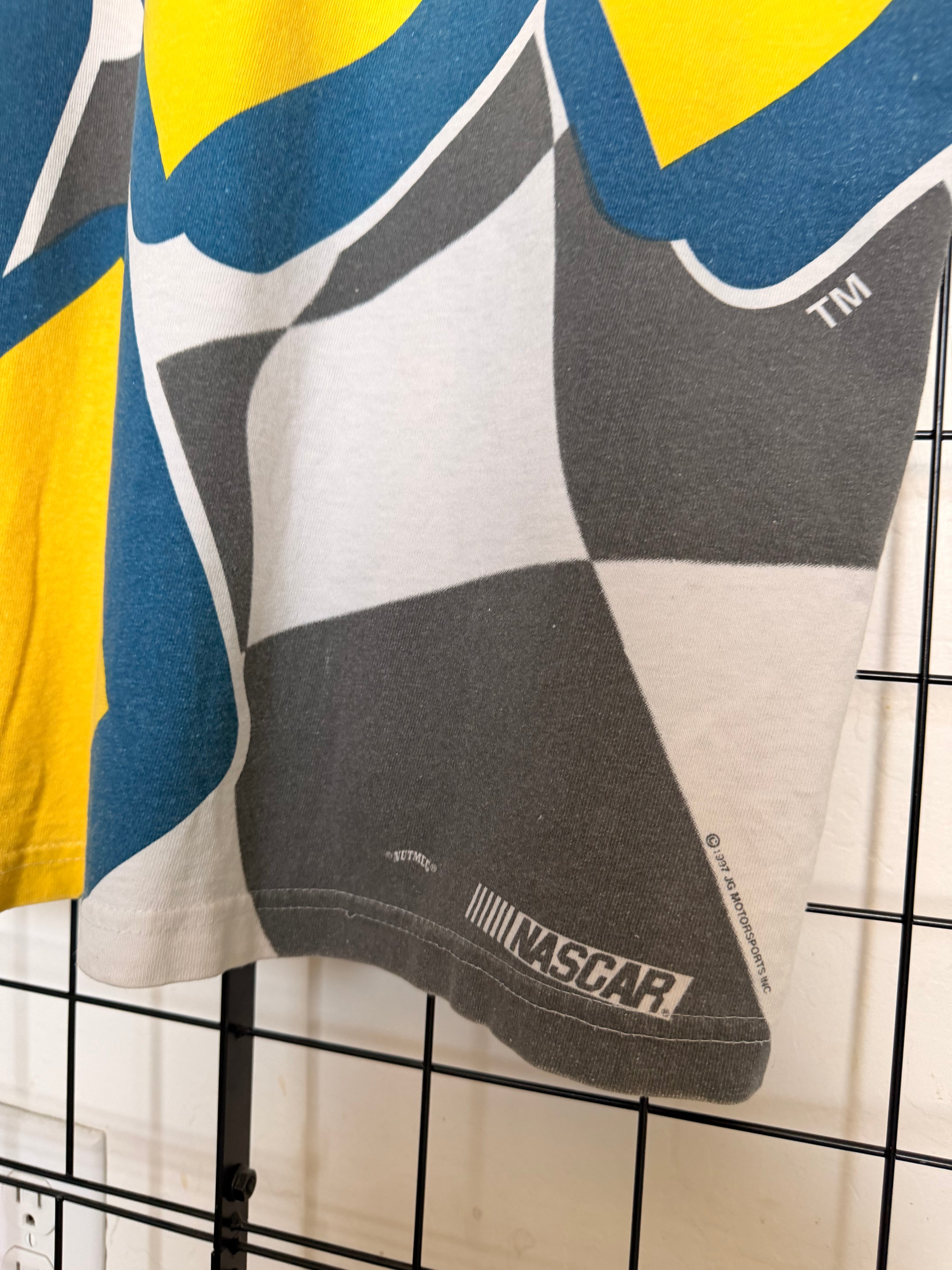 Jeff Gordon thunder AOP tee - L