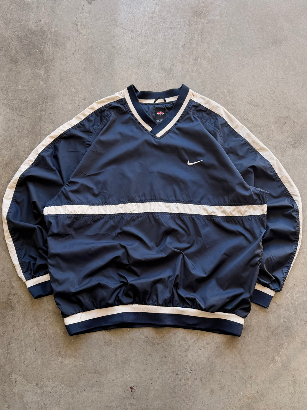 Nike X Tiger Woods navy windbreaker pullover - XL