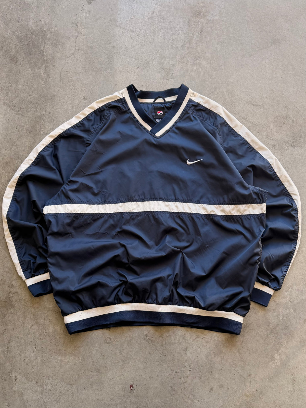 Nike X Tiger Woods navy windbreaker pullover - XL