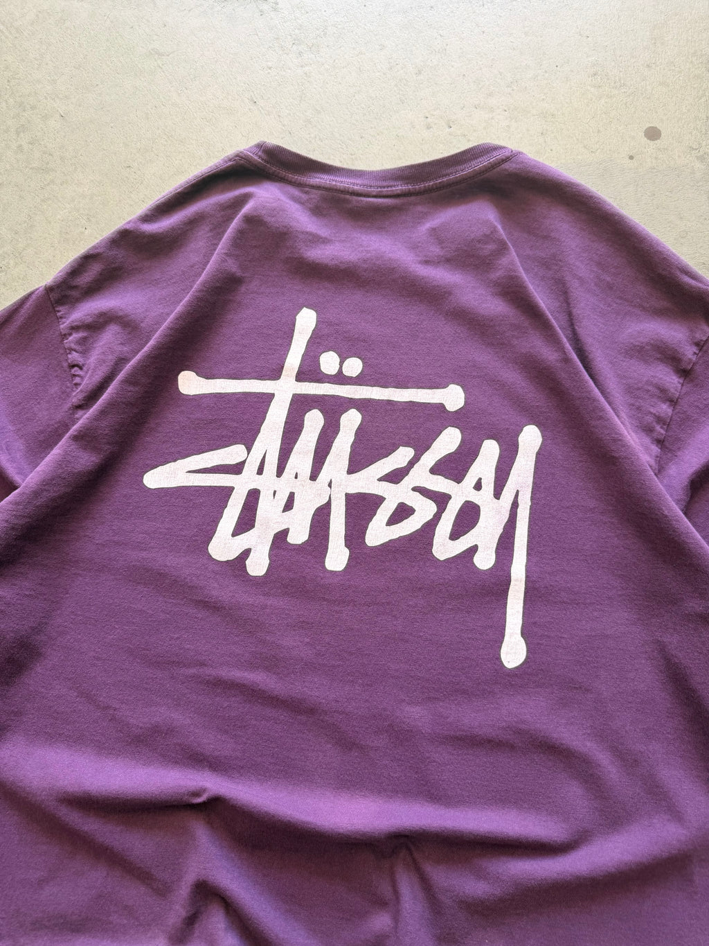 Stussy basic logo long sleeve - XL