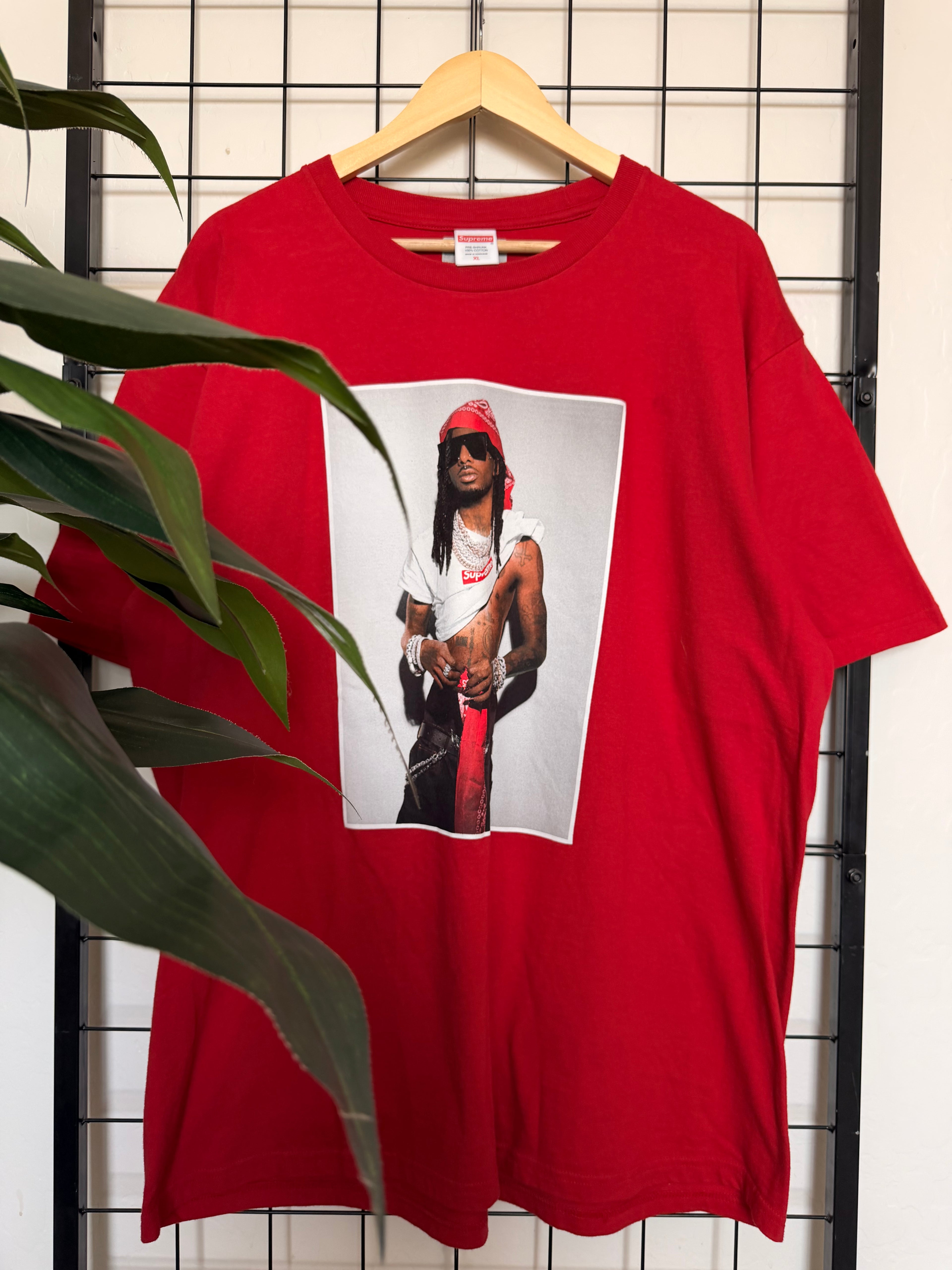 Supreme Playboi Carti red tee - XL