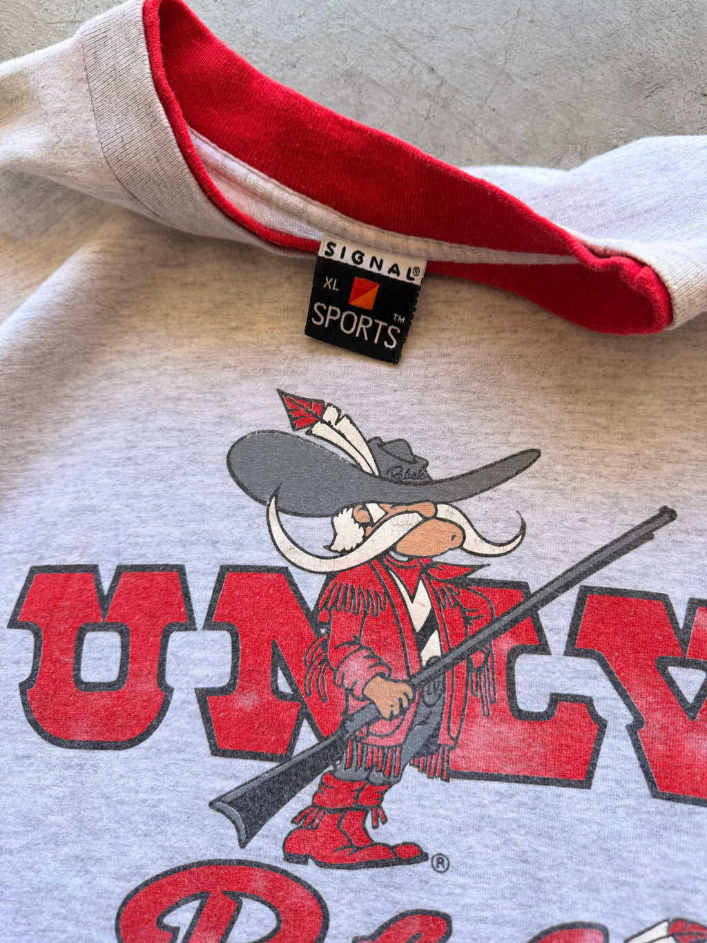 UNLV grey faded tee - XL