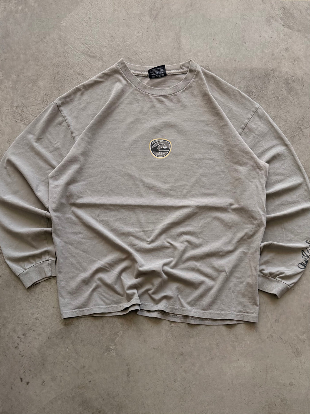 Grey Quiksilver long sleeve -  XL