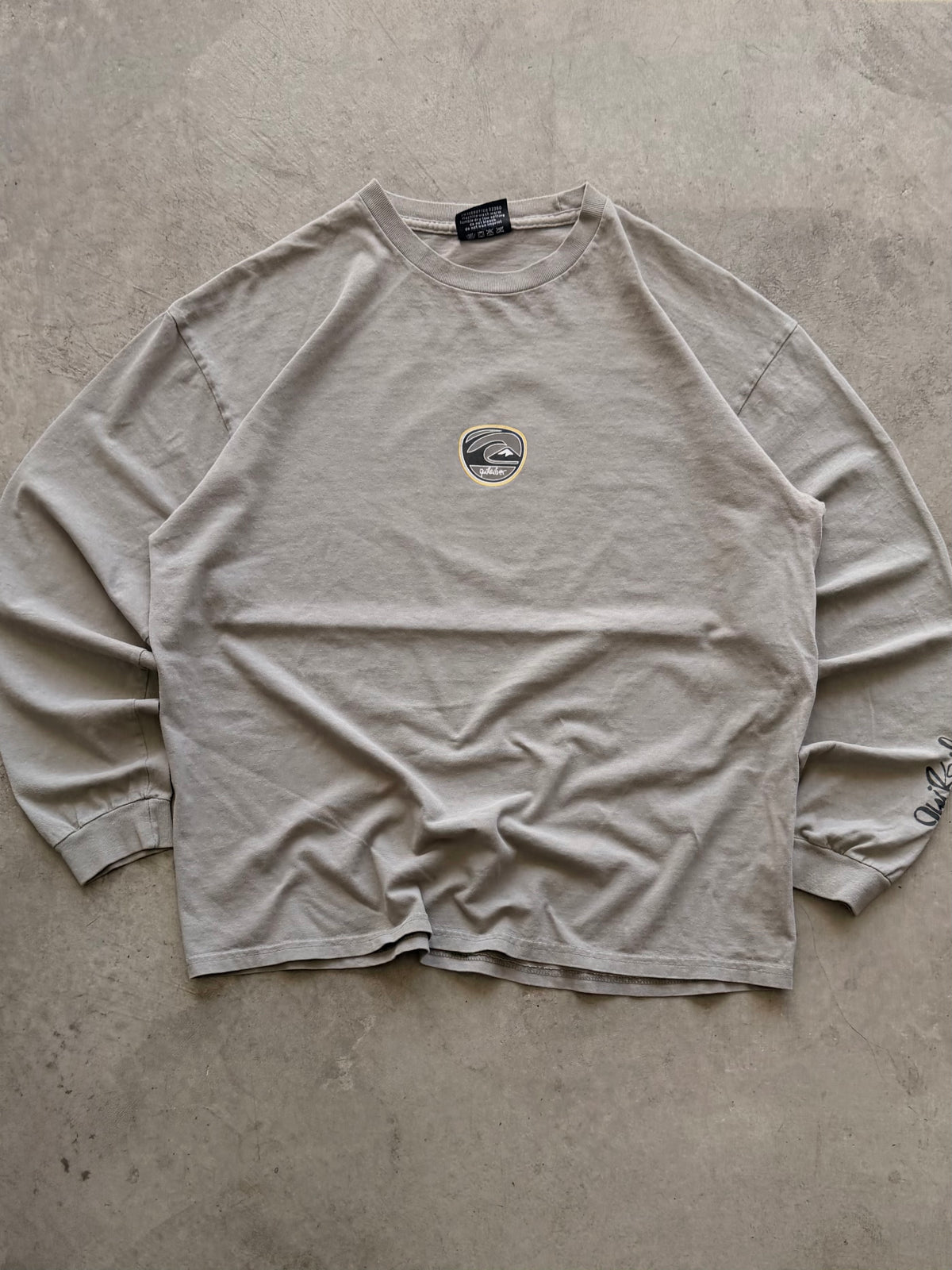 Grey Quiksilver long sleeve -  XL
