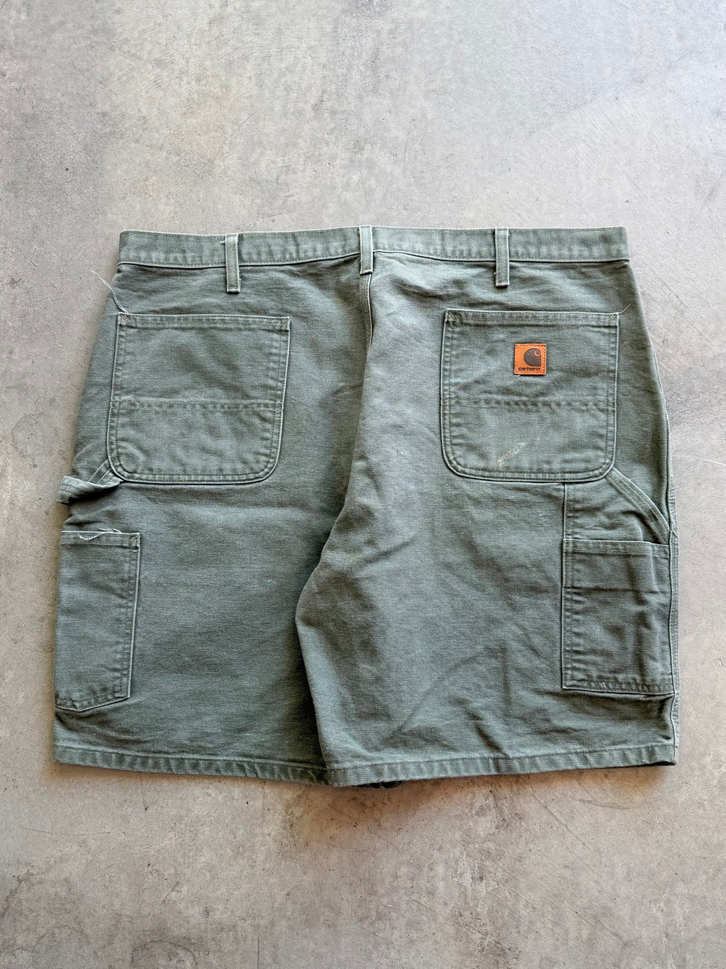 Carhartt Moss Green carpenter shorts Sz 40