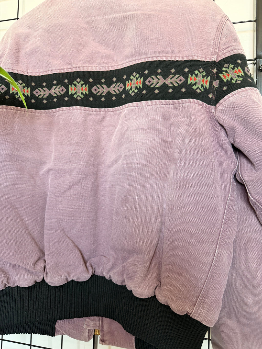 90s Carhartt santa fe purple Aztec jacket - L