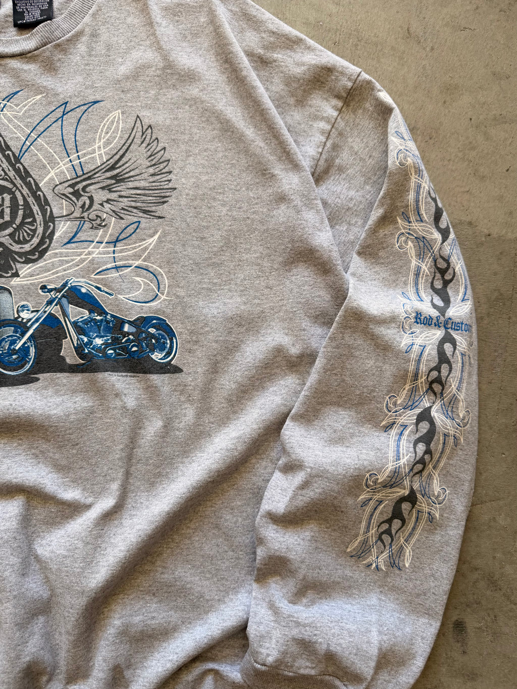 Rod Customs biker long sleeve - 2XL