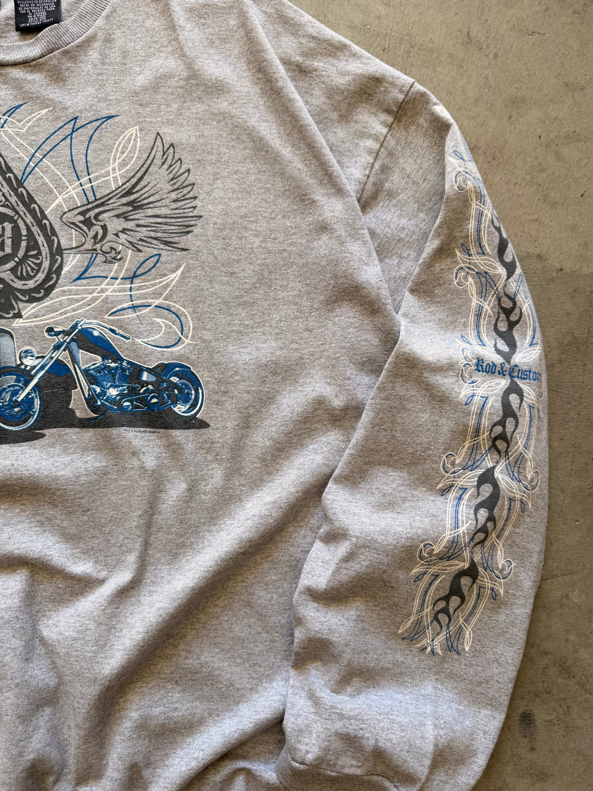 Rod Customs biker long sleeve - 2XL