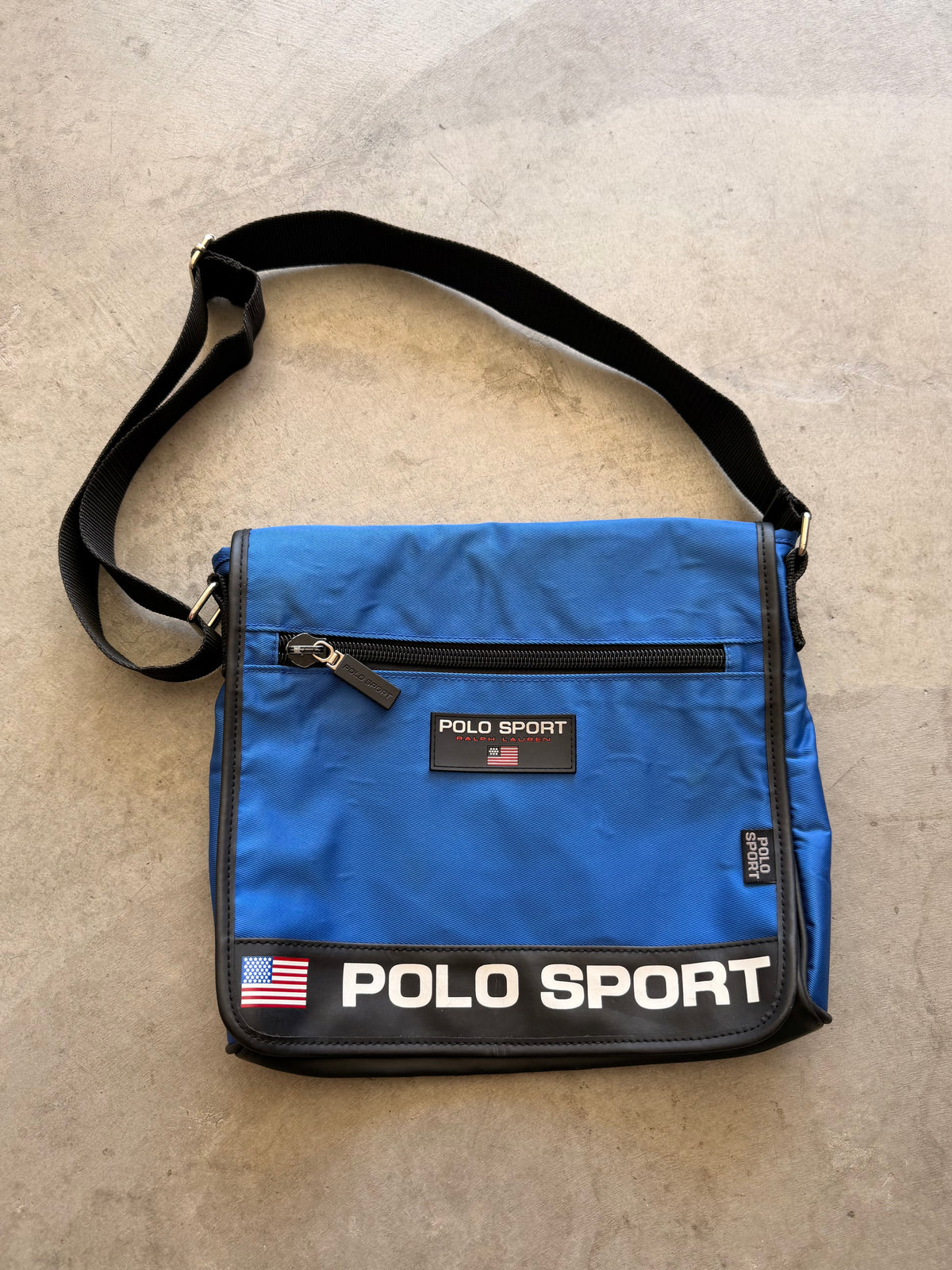 Polo Sport blue messenger bag