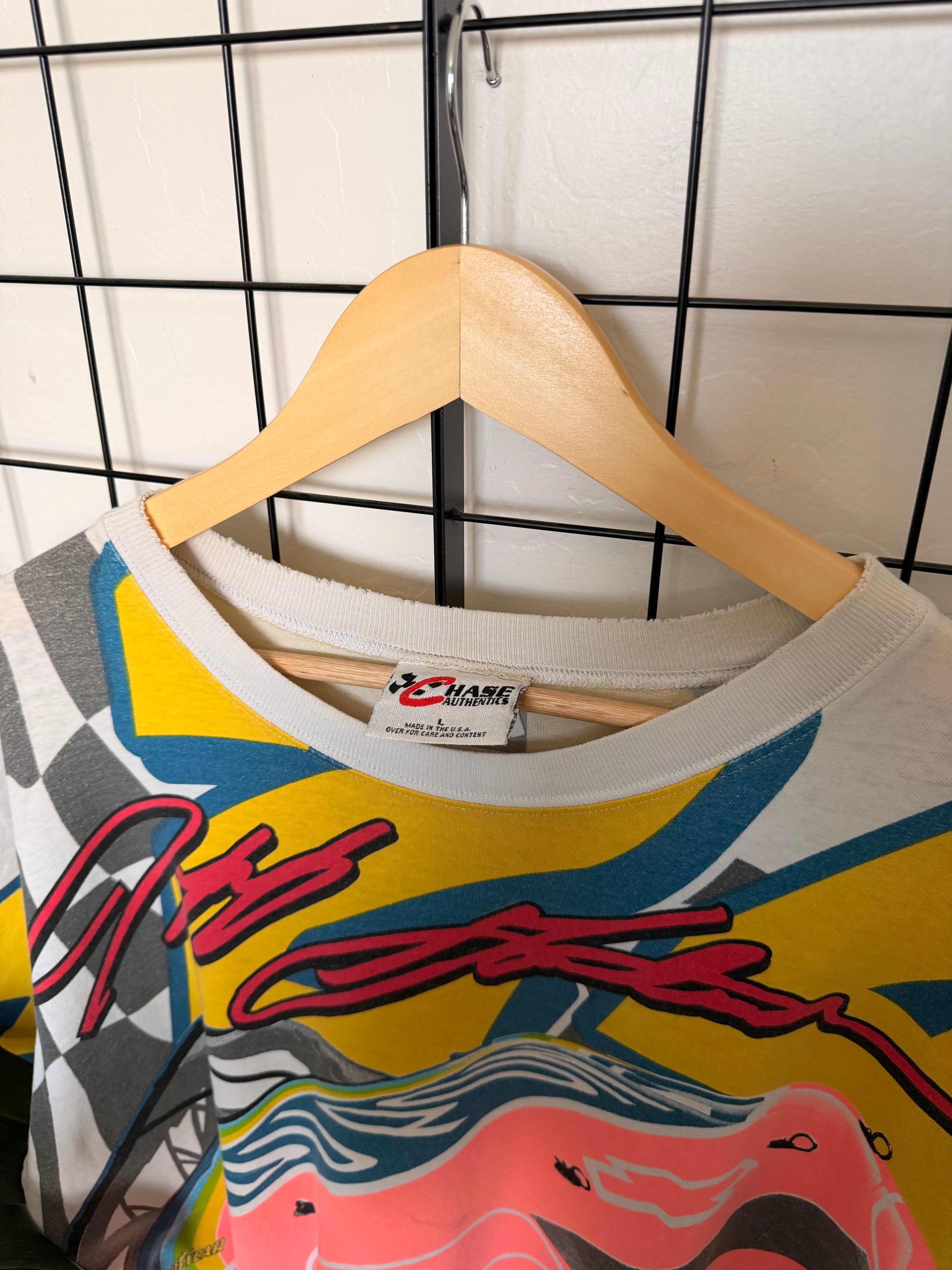 Jeff Gordon thunder AOP tee - L